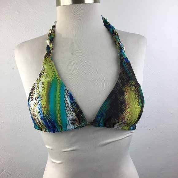 Mix & Match 2-Piece Halter Top String Bikini Small - Picture 2 of 9